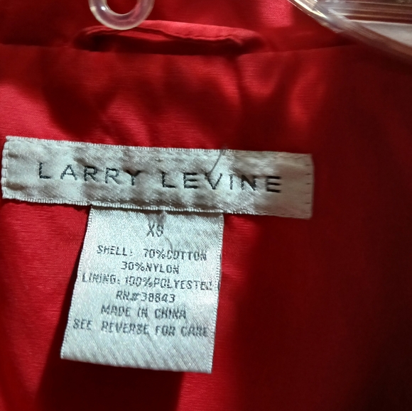 Red Utility Jacket with Drawstring Size XS - Picture 5 of 8